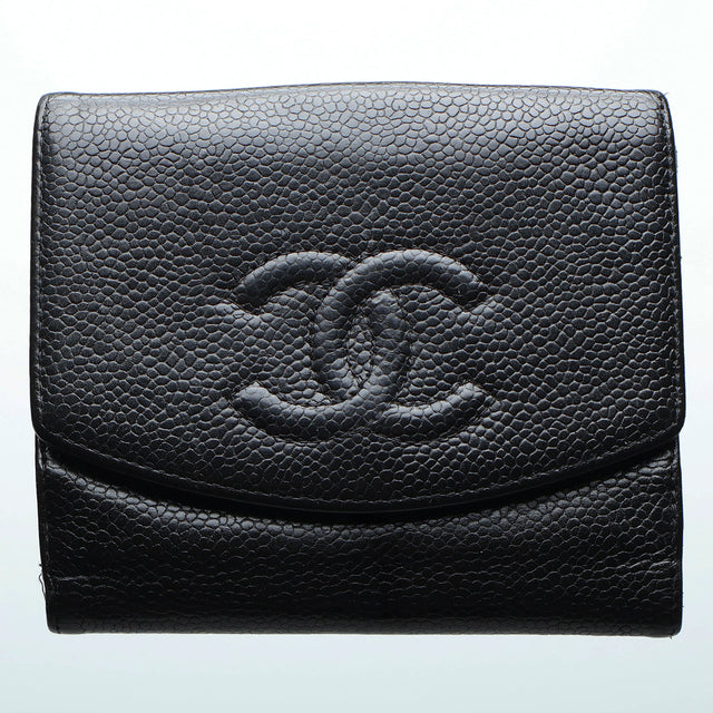 CHANEL CAVIAR LEATHER WALLET