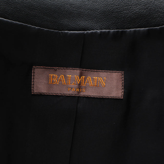 BALMAIN WOMENS LEATHER JACKET