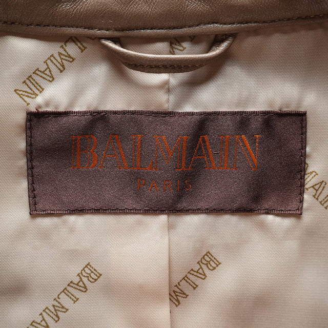 BALMAIN LEATHER JACKET