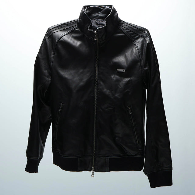 BURBERRY BLACK LABEL LEATHER JACKET