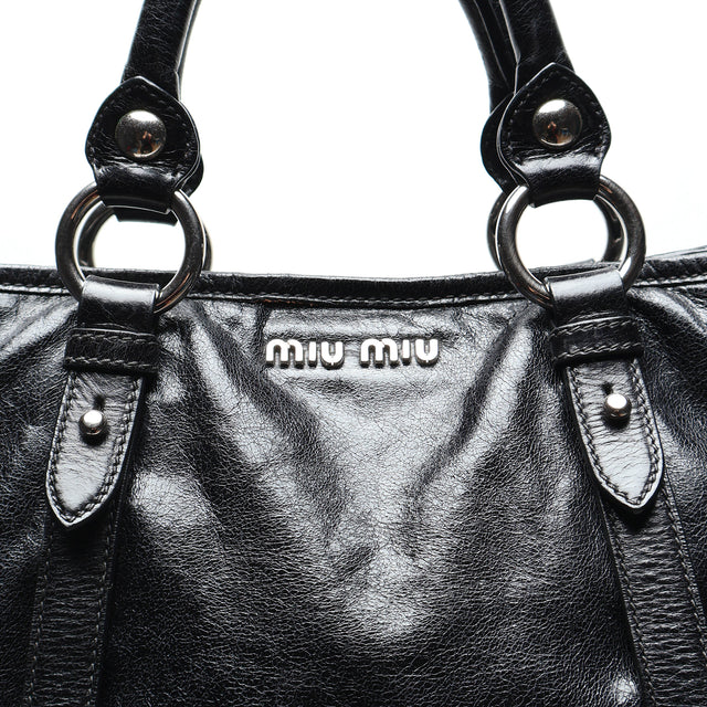 MIU MIU LEATHER HAND BAG