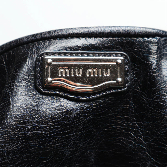 MIU MIU LEATHER HAND BAG