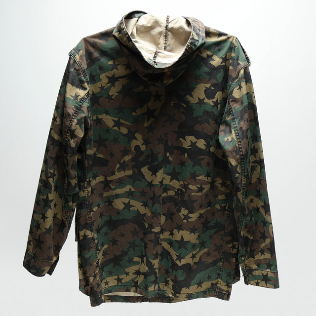 SAINT LAURENT STAR CAMO PARKA