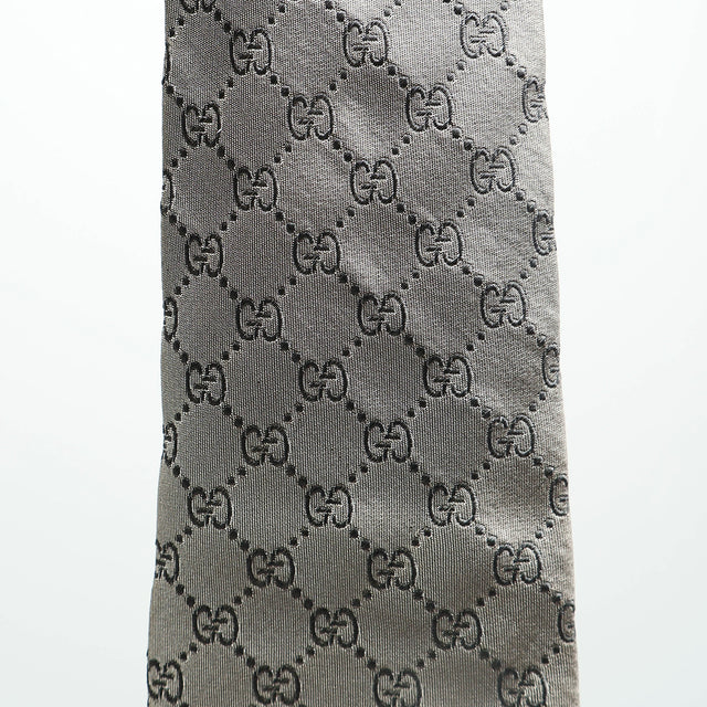 GUCCI MONOGRAM SILK TIE