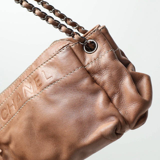 CHANEL LAX ACCORDION HOBO BAG