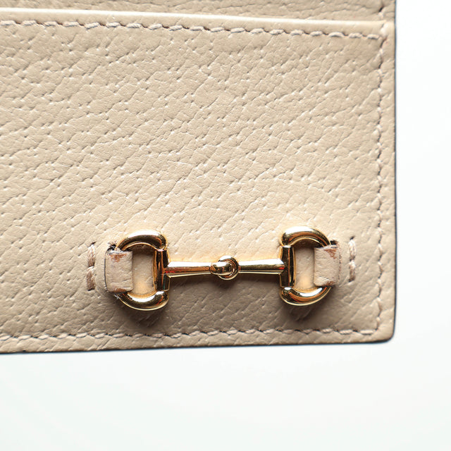GUCCI HORSEBIT LEATHER CARD HOLDER