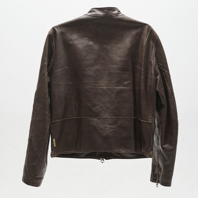 ARMANI JEANS LEATHER JACKET