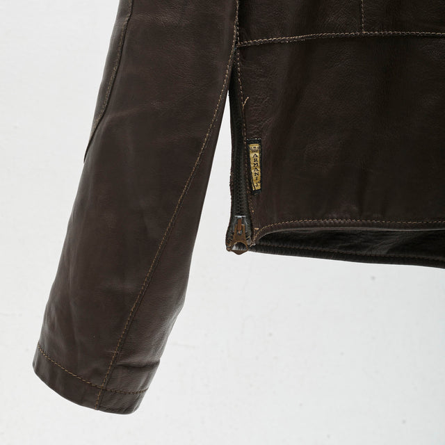ARMANI JEANS LEATHER JACKET