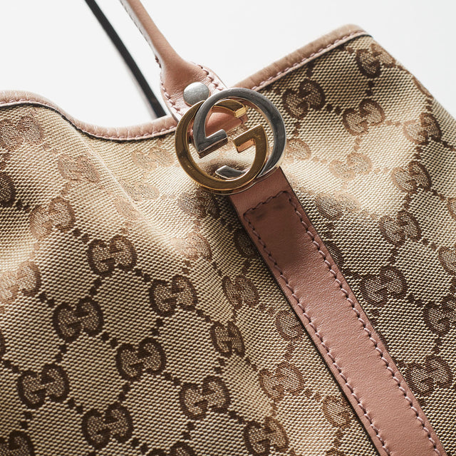GUCCI MONOGRAM HAND BAG