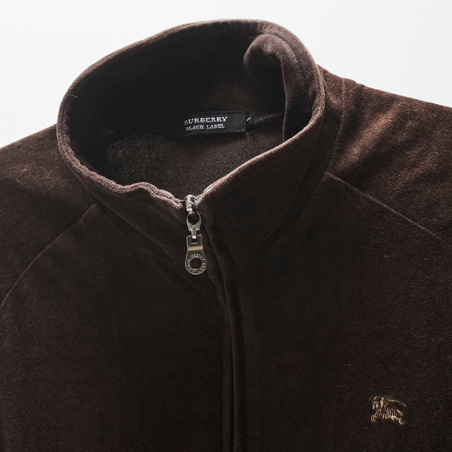 BURBERRY BLACK LABEL VELOUR JACKET