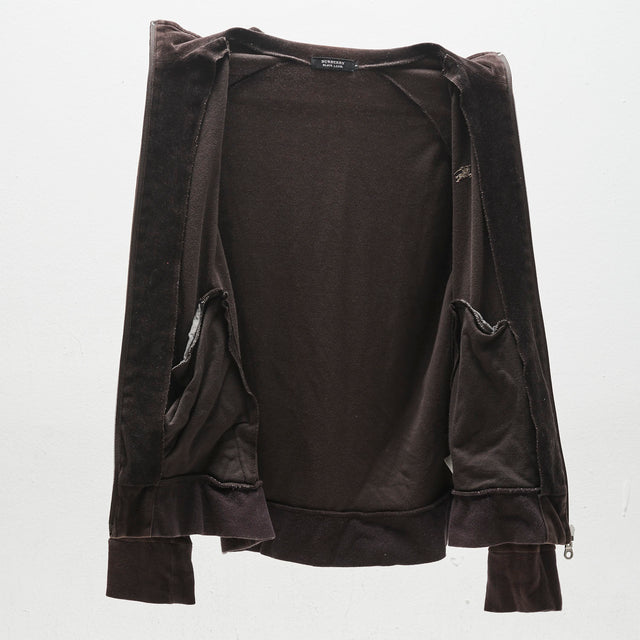 BURBERRY BLACK LABEL VELOUR JACKET
