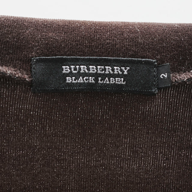 BURBERRY BLACK LABEL VELOUR JACKET