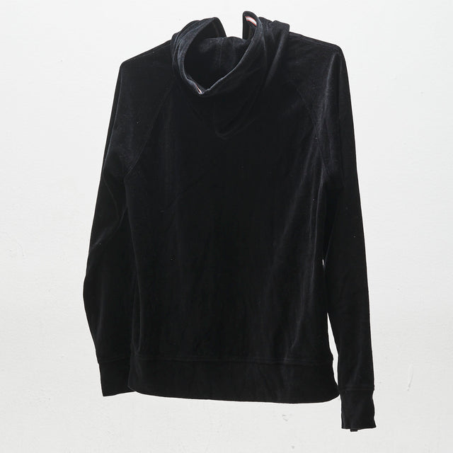 BURBERRY VELOUR ZIP HOODIE