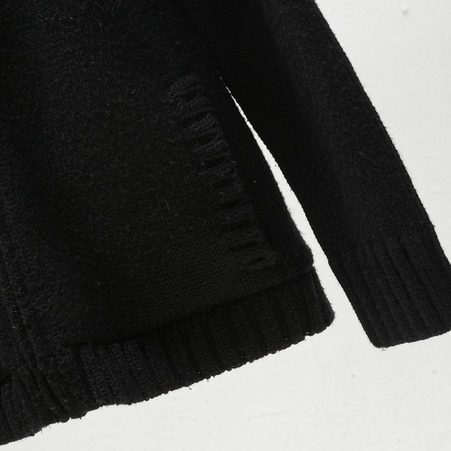 BURBERRY KNIT ZIP HOODIE