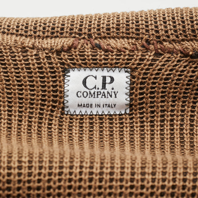 CP COMPANY KNIT ZIP HOODIE