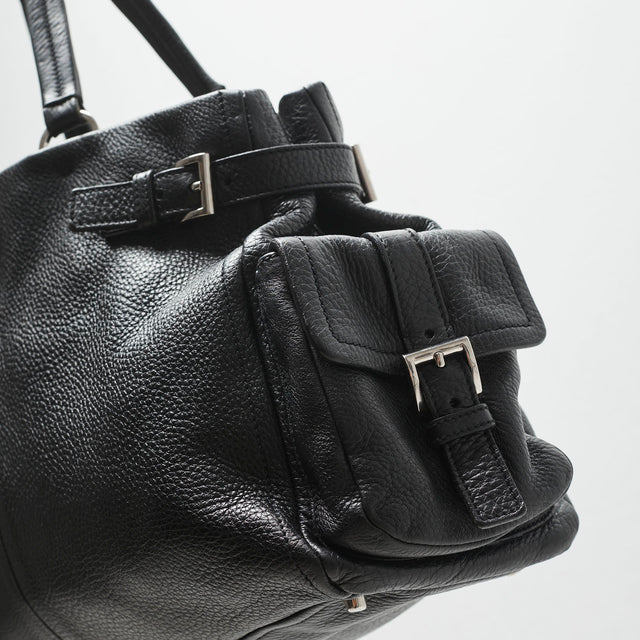 PRADA LEATHER HAND BAG