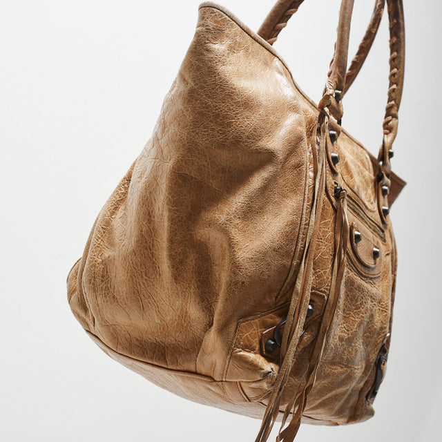 BALENCIAGA LEATHER HAND BAG