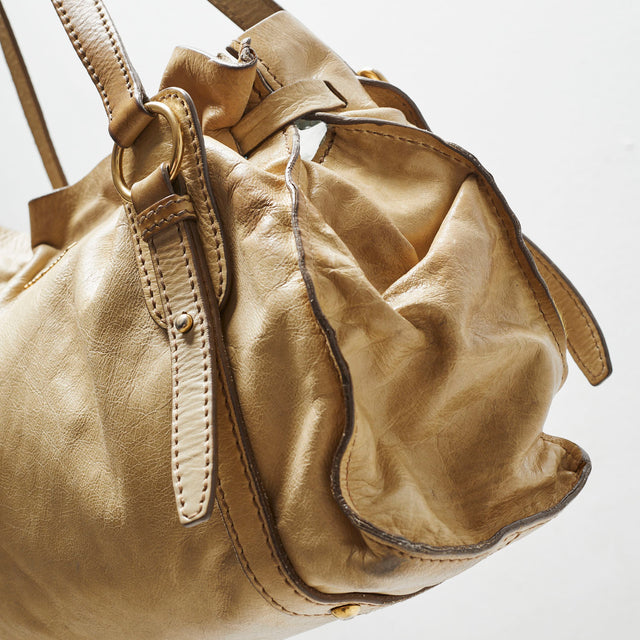 MIU MIU LEATHER HAND BAG