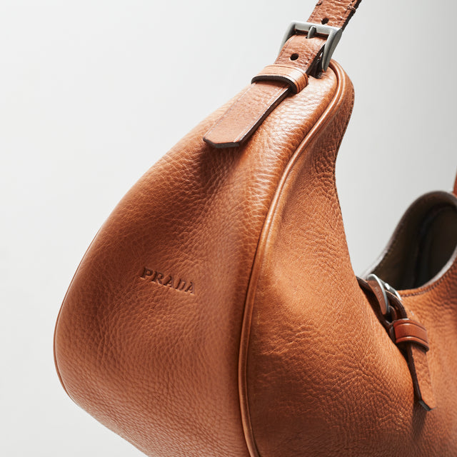 PRADA LEATHER HAND BAG