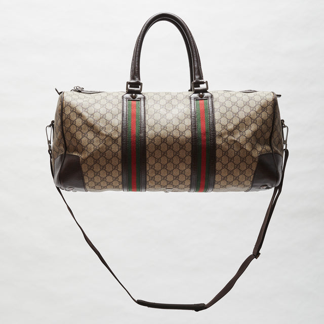 GUCCI MONOGRAM DUFFLE BAG