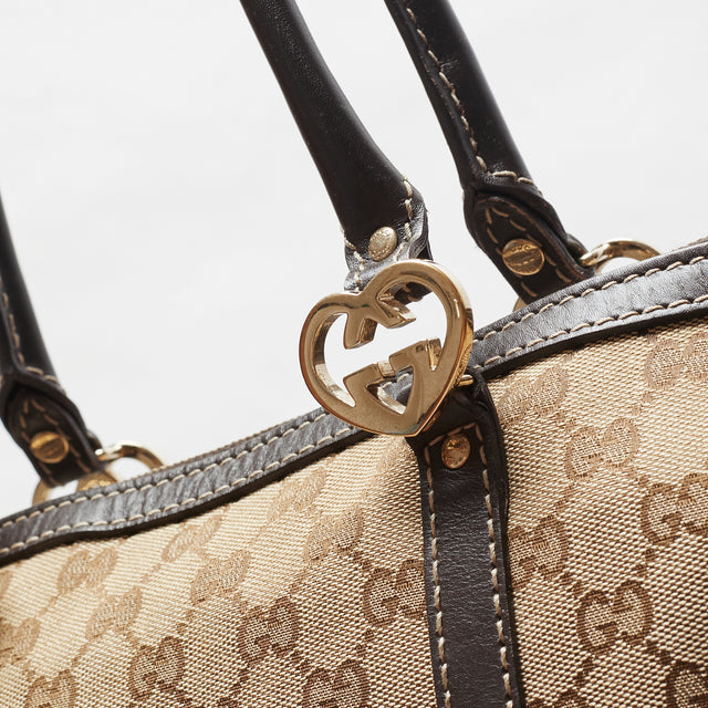 GUCCI MONOGRAM HAND BAG