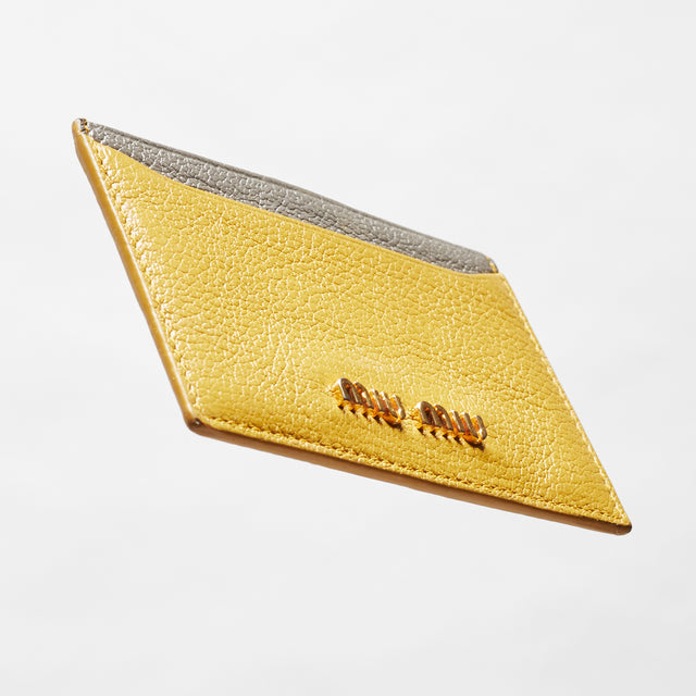 MIU MIU LEATHER CARD HOLDER