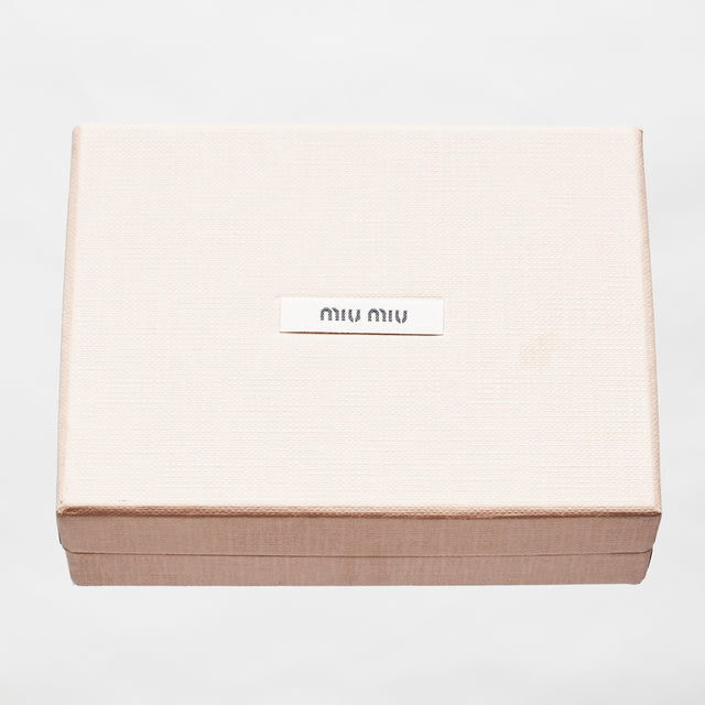 MIU MIU LEATHER CARD HOLDER