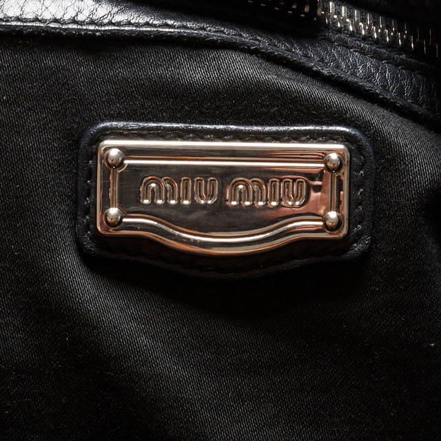 MIU MIU LEATHER HAND BAG
