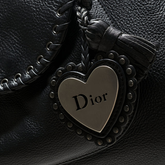 DIOR GALLIANO ERA LEATHER HAND BAG