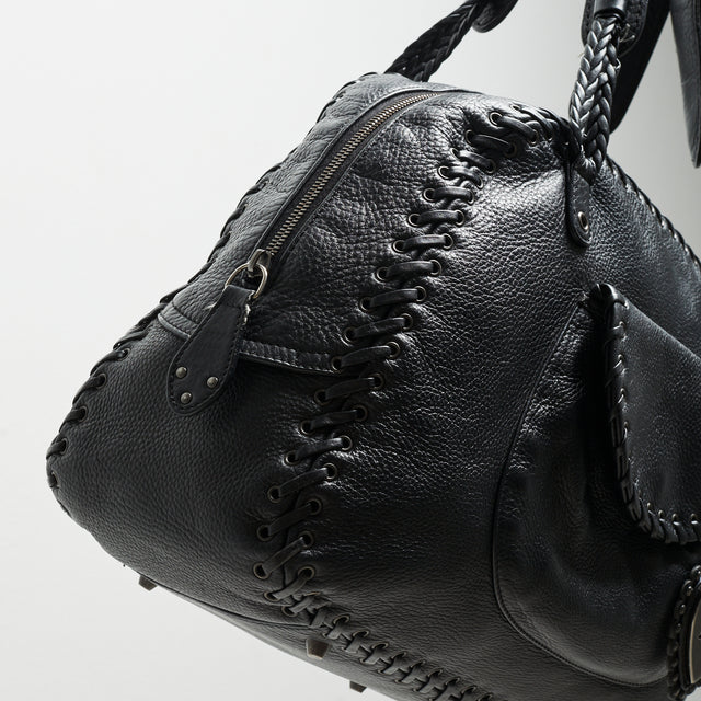 DIOR GALLIANO ERA LEATHER HAND BAG