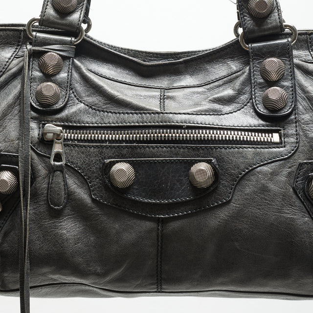 BALENCIAGA GIANT STUDS CITY BAG