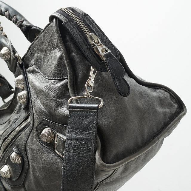 BALENCIAGA GIANT STUDS CITY BAG