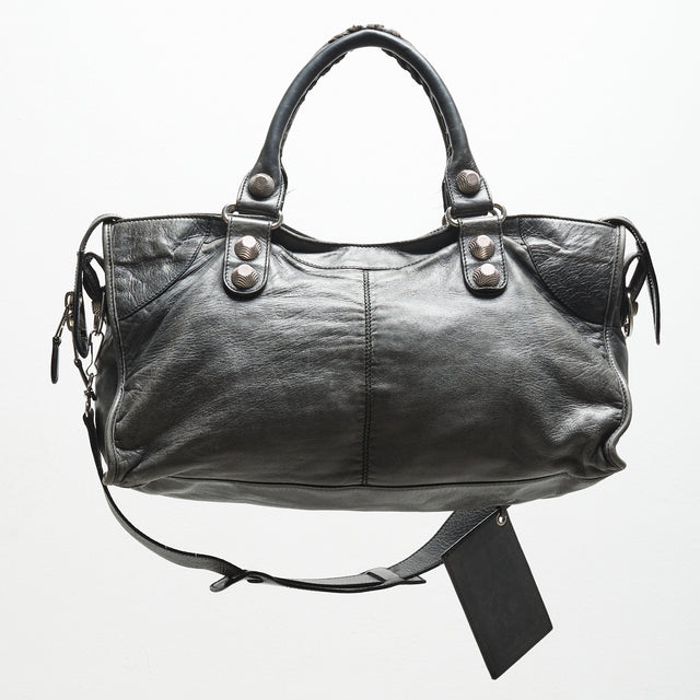 BALENCIAGA GIANT STUDS CITY BAG