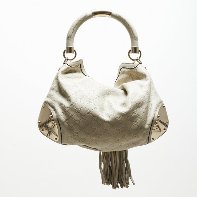 GUCCI INDY LEATHER HAND BAG