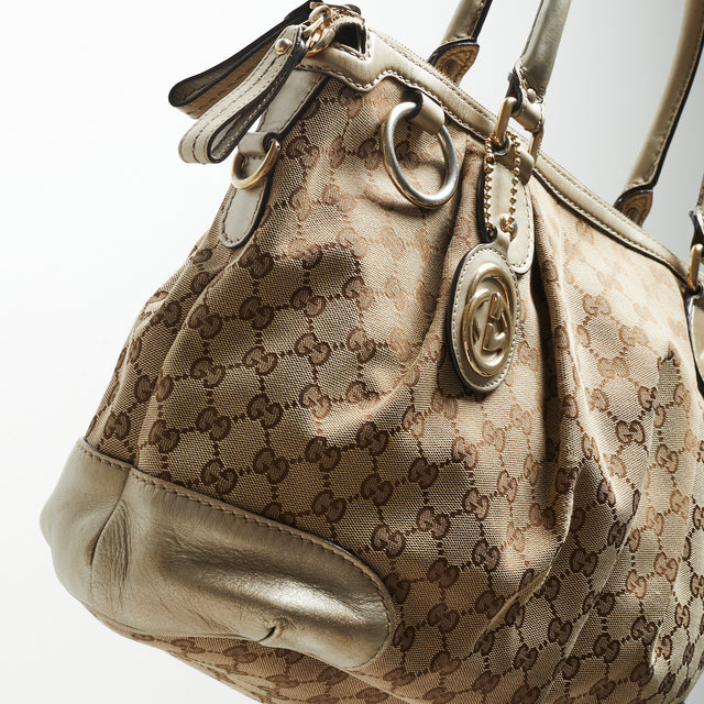 GUCCI MONOGRAM HAND BAG