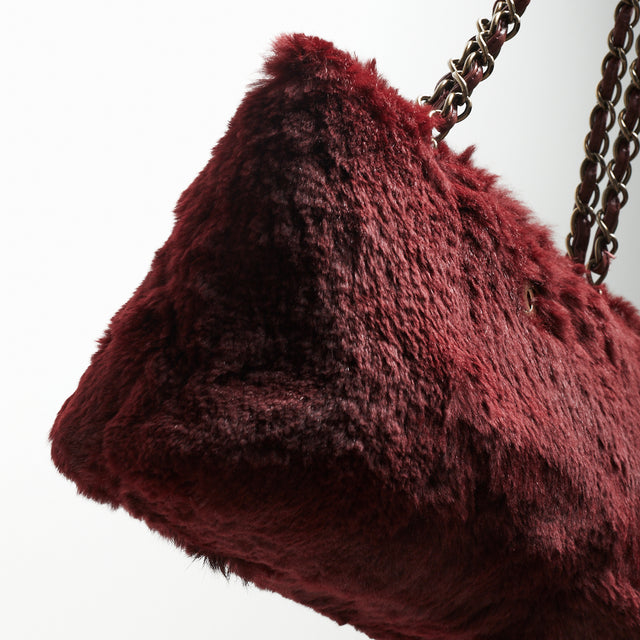 CHANEL FUR HAND BAG