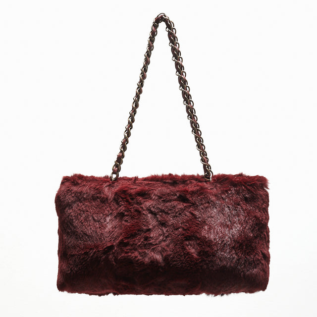 CHANEL FUR HAND BAG
