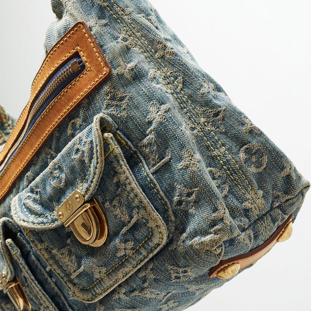 LOUIS VUITTON DENIM BAGGY PM