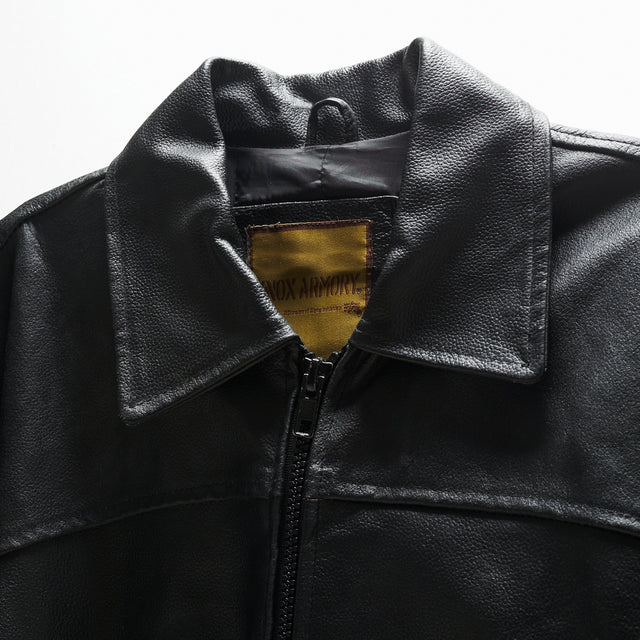 ALPHA INDUSTRIES 80'S LEATHER JACKET