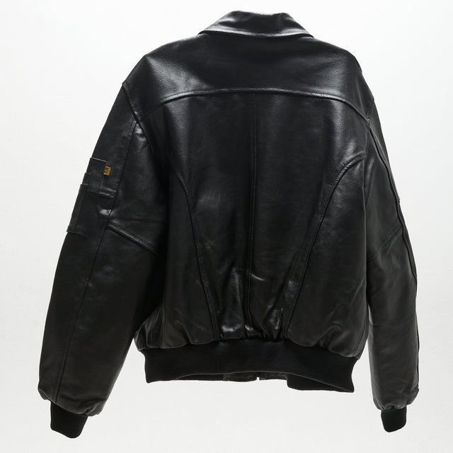ALPHA INDUSTRIES 80'S LEATHER JACKET