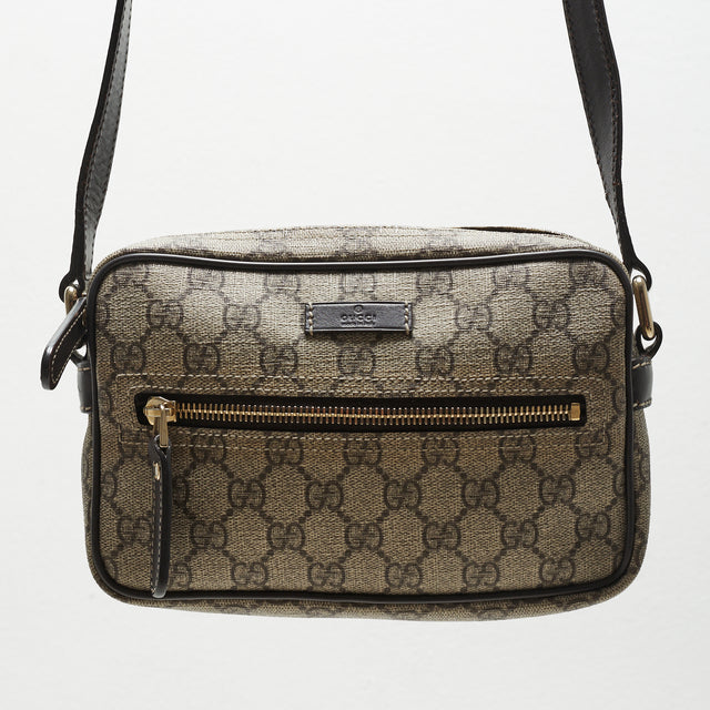 GUCCI MONOGRAM SHOULDER BAG