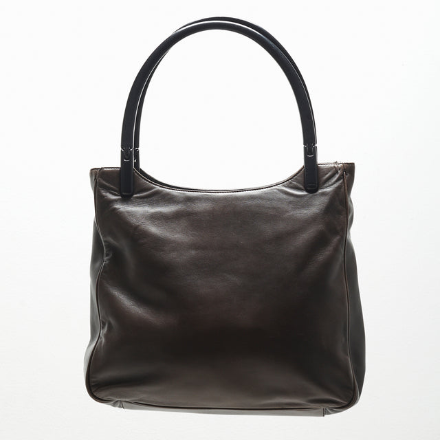 PRADA LEATHER HAND BAG