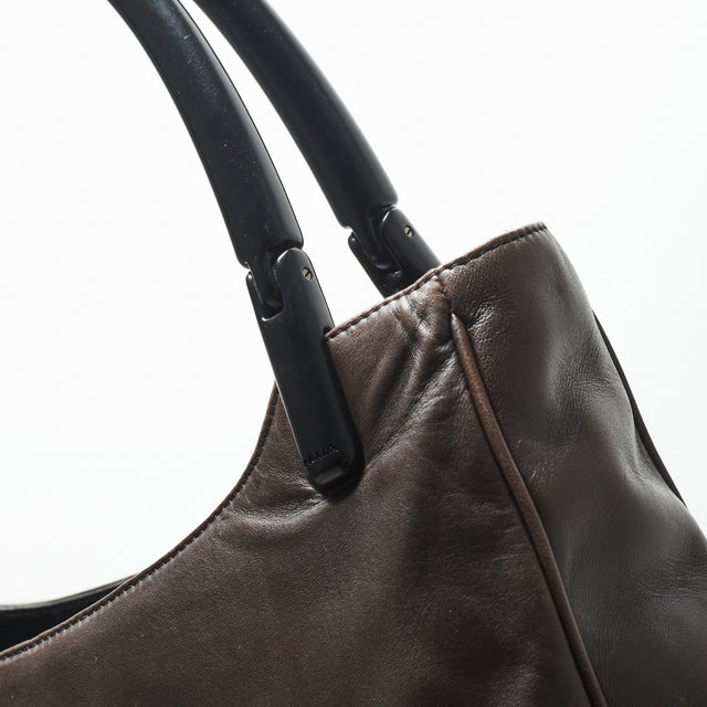 PRADA LEATHER HAND BAG