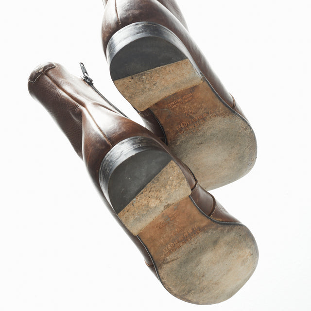 MAISON MARGIELA LEATHER CHELSEA BOOTS