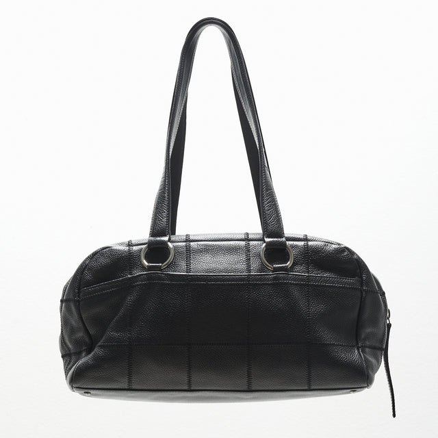 CHANEL CHOCOLATE BAR CAVIAR LEATHER BAG