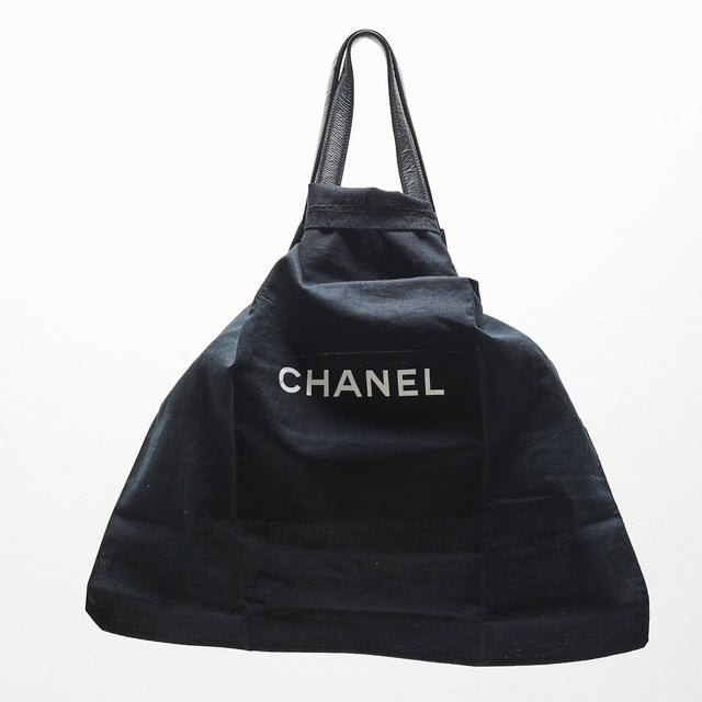 CHANEL CHOCOLATE BAR CAVIAR LEATHER BAG