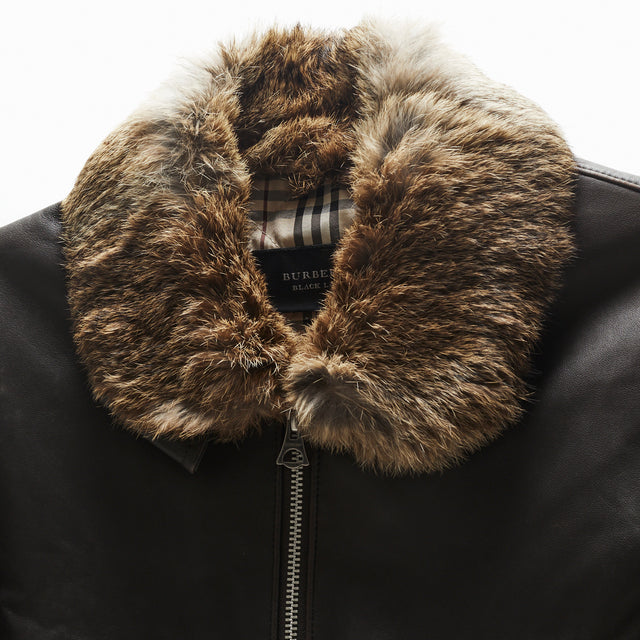 BURBERRY BLACK LABEL SHEARLING JACKET