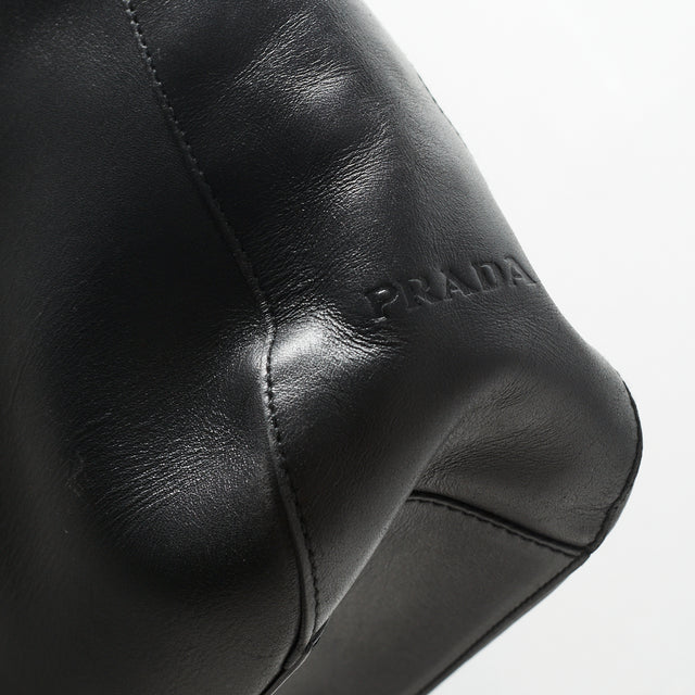 PRADA LEATHER HAND BAG