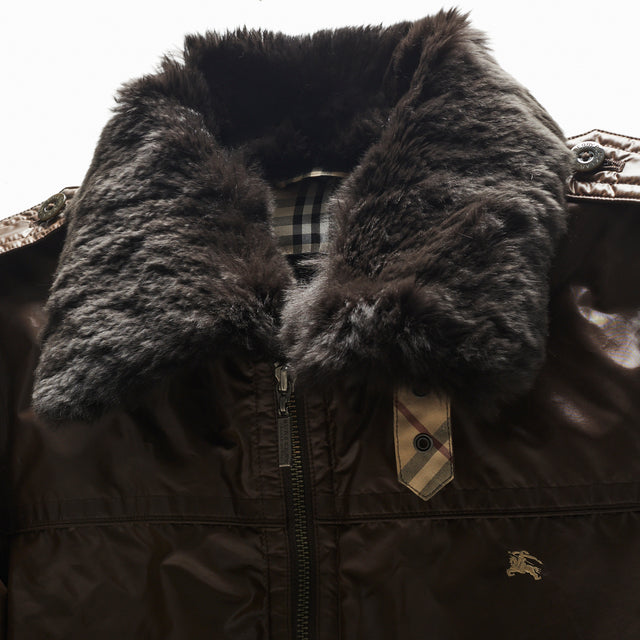 BURBERRY BLACK LABEL FUR JACKET