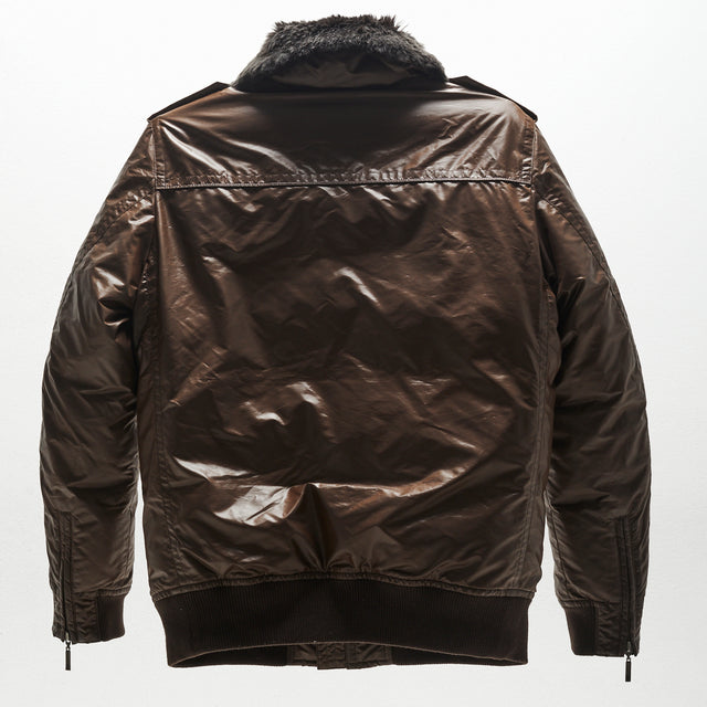 BURBERRY BLACK LABEL FUR JACKET
